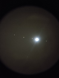 Рязанцы сняли пепельную Луну и Юпитер 