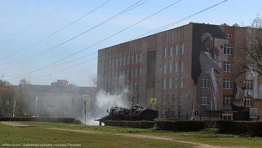 В Рязани провели ещё одну аэрозольную дезинфекцию - 62ИНФО В Рязани провели ещё одну аэрозольную дезинфекцию