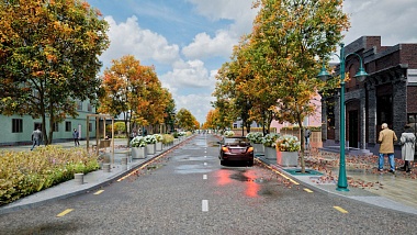 Рязанцам показали проект изменения улицы Павлова за 250 млн рублей