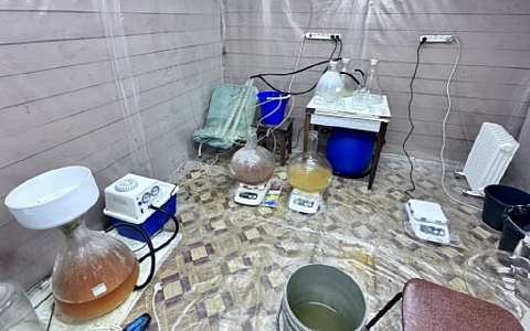 Под Рязанью нашли нарколабораторию, изъято 8 кг наркотика и 27 кг прекурсоров