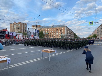 В Рязани встретили с парада Победы в Москве курсантов училища ВДВ