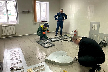 В Рязанской области арт-объект «Я люблю Льгово» изготовили осуждённые 