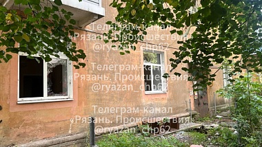 В Рязани случился пожар на улице Весенней