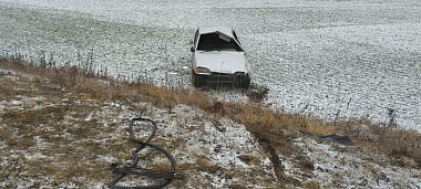 Подросток пострадал в Рязанском районе при вылете в кювет