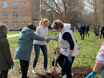 В Рязани на территории ОКБ появилась Аллея терапевтов