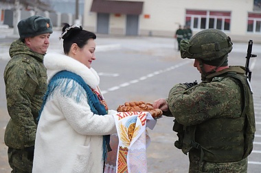 В Рязани встретили вернувшихся со спецоперации военнослужащих