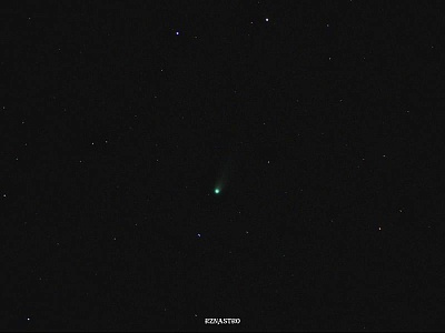 Рязанцам удалось заснять «лимонную» комету