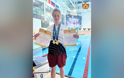 Рязанка стала трёхкратным призёром чемпионата России по плаванию