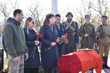 В Ряжске перезахоронили останки Ольги Ларионовой, погибшей в Великую Отечественную войну