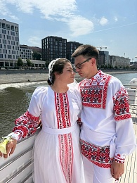 Рязанцы показали фотографии со свадьбы на всероссийском фестивале семей