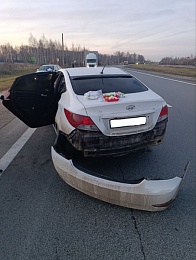 Въехал в столб: водитель и два ребенка пострадали в ДТП с Hyundai под Рязанью