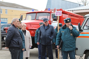 В Шацком районе отработали действия при взрыве газа в жилом доме