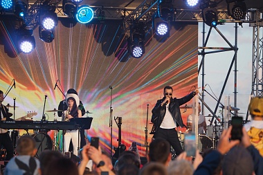 На фестивале «Небо России» в Рязанской области провели вечернее свечение