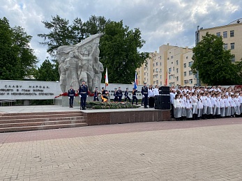 В Рязани встретили с парада Победы в Москве курсантов училища ВДВ