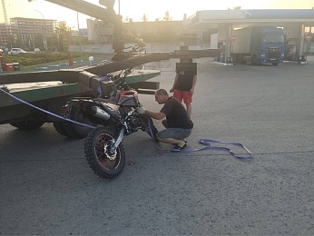 В Рязани поймали 17-летнего парня за рулём мотоцикла на Касимовском шоссе