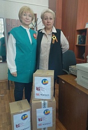 Рязанские фонд «Форпост» подарил Луганской библиотеке сотню книг