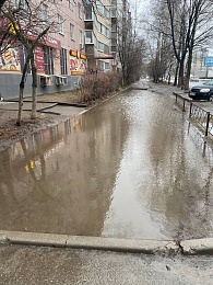 Улицу в рязанском Канищеве подтопило