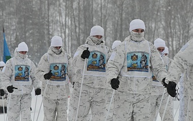 Лыжный марш ВДВ стартовал в Рязанской области