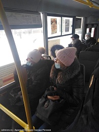 В Рязани на нарушителя масочного режима в общественном транспорте составили протокол  