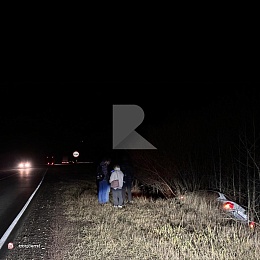 В Рязанском районе Volkswagen Polo попал в ДТП у Келец