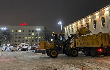 На рязанских железнодорожных вокзалах идёт уборка снега