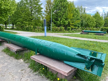 В Рязани закрасили оскорбляющие ВС России надписи в парке Морской славы