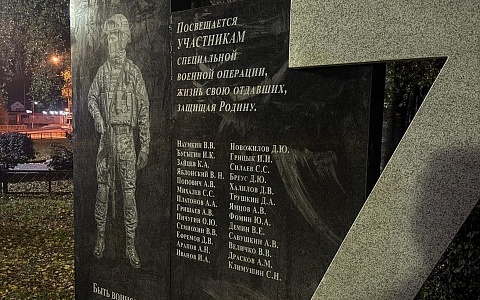 В Путятинском округе на памятнике погибшим участникам СВО допустили грамматическую ошибку