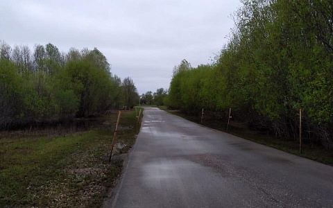 Ермишинском районе восстановлено движение по автодороге после половодья
