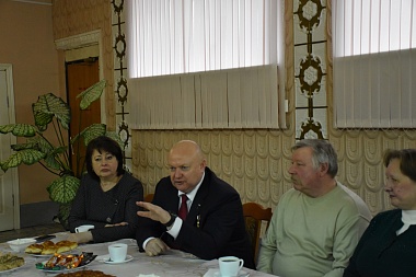 В Сасовском районе депутат Госдумы Красов встретился с родственниками мобилизованных