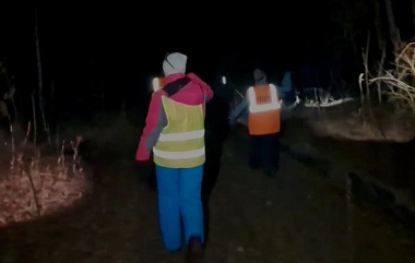 Волонтёры показали кадры с поисков пропавшей 23 ноября рязанской пенсионерки