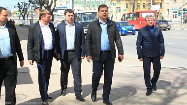 Замглавы мэрии Рязани Ясинский провёл объезд города в преддверии Дня Победы 