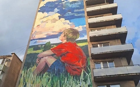 В Рязани появился новый мурал рядом с Лесопарком