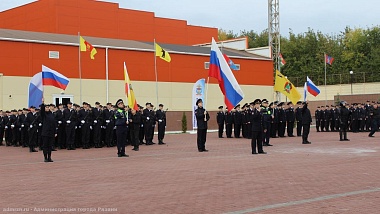 В Рязани присягу приняли 85 первокурсников Рязанского филиала Московского университета МВД