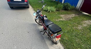 Под Рязанью поймали 15-летнего подростка на мопеде после скрытого надзора