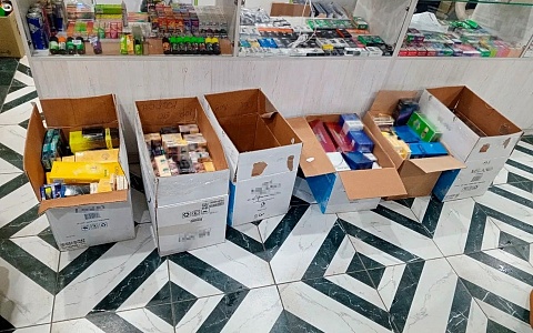 В Рыбном полицейские изъяли более 3 тысяч пачек немаркированных сигарет