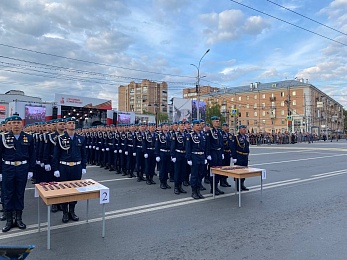 В Рязани встретили с парада Победы в Москве курсантов училища ВДВ