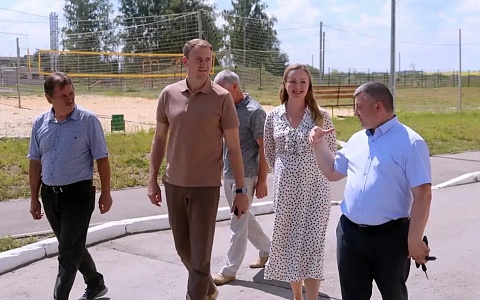 Рязанский министр спорта посетил Сараевский округ