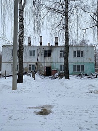 В деревне Ибредь Шиловского района загорелся двухэтажный дом