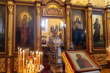 В Рязани почтили древнейший Феодотьевский образ Богоматери