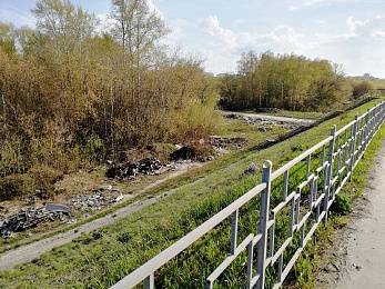 Рязанцы рассказали об огромной свалке вдоль Северной окружной дороги