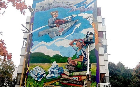 Новый мурал украсил Новомичуринск