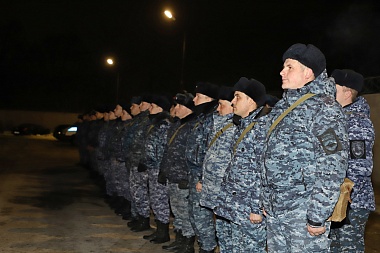 В Рязани встретили сводный отряд полиции из командировки на Северном Кавказе