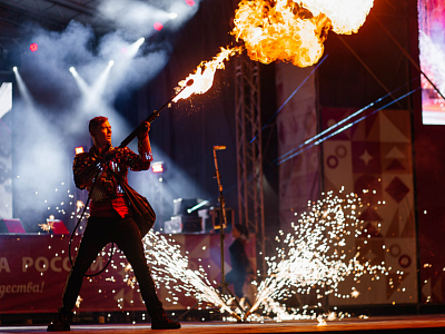  В Рязани стартовал фестиваль огня и света