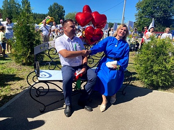 В селе Ласково отпраздновали День семьи, любви и верности