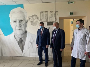 В рязанской ОКБ появилось граффити с портретом Владимира Гармаша - 62ИНФО В рязанской ОКБ появилось граффити с портретом Владимира Гармаша