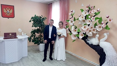 Рязанский ЗАГС показал фото свадеб февраля-2024