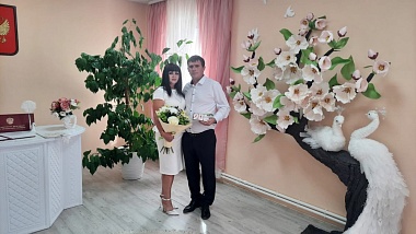 Рязанский ЗАГС показал фото свадеб сентября-2024