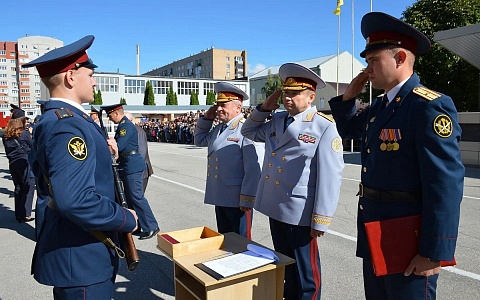 В Рязани первокурсники Академии ФСИН России торжественно приняли присягу