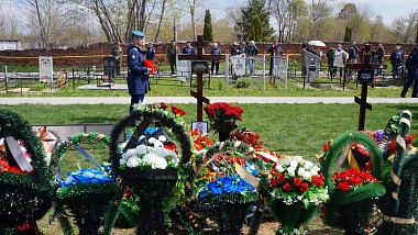 В Скопине простились с героически погибшим в ходе спецоперации на Донбассе капитаном Станиславом Стениным