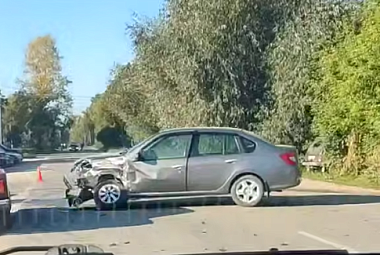 Легковушки разбросало от столкновения в Касимове